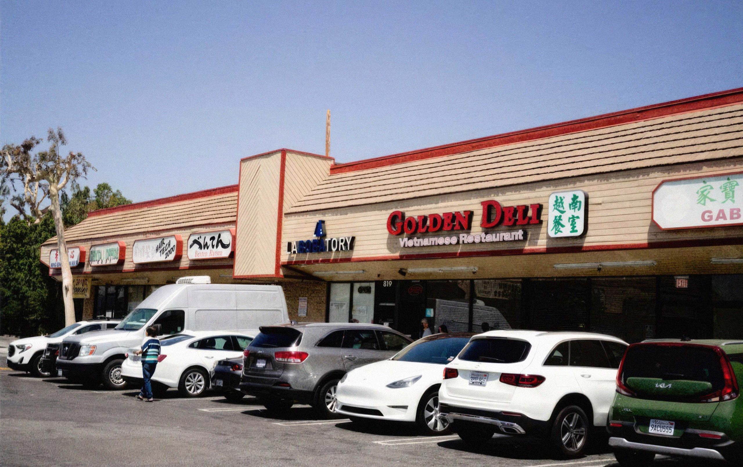 Retail Strip with a lot of tenants